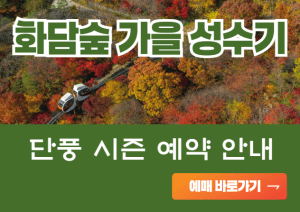 화담숲 가을 단풍 예약 바로가기